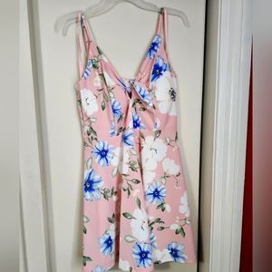 Xhilaration, pink floral summer dress